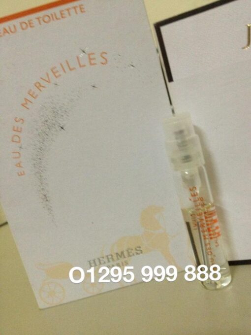 Vial HERMES Eau Des Merveilles Eau de Toilette